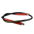 10-Ft., 1/4-In. Rubber Hydraulic Hose with 3/8-NPT