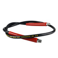 20-Ft., 1/4-In. Rubber Hydraulic Hose with 3/8-NPT
