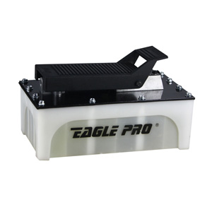Eagle Pro EPC-001 Single Acting Air/Hydraulic Pump with 140 IN3 Plastic Reservoir, air hydraulic pump, 10000 psi air hydraulic pump, air operated hydraulic foot pump,, Lakeside Tool, LakesideTool.com